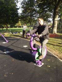 Outdoor Gym Day 4 014 trial run!